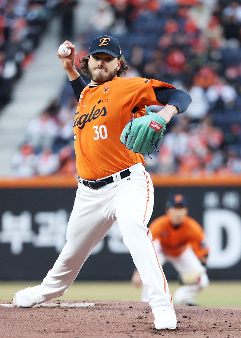 한화 이글스 외국인 투수 코디 폰세가 14일 열리는 KBO리그 대전 LG 트윈스전에 선발 등판한다. 뉴스1 ⓒ News1 김기남 기자