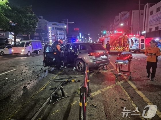 피해 운전자가 운전했던 SUV 차량. /사진=뉴스1