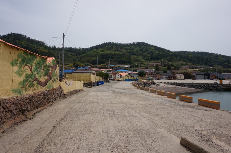 옥도 북방파제에서 옥도마을로 들어가는 진입로 풍경.2025.6.13/뉴스1 ⓒ News1 조영석 기자