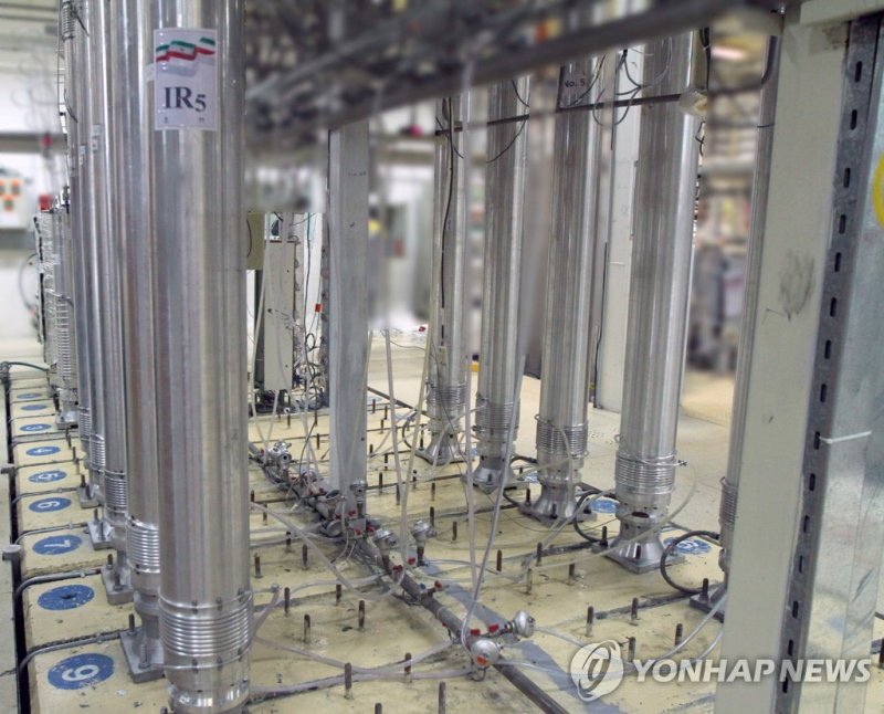 이란 나탄즈의 우라늄 농축 시설 (출처=연합뉴스)