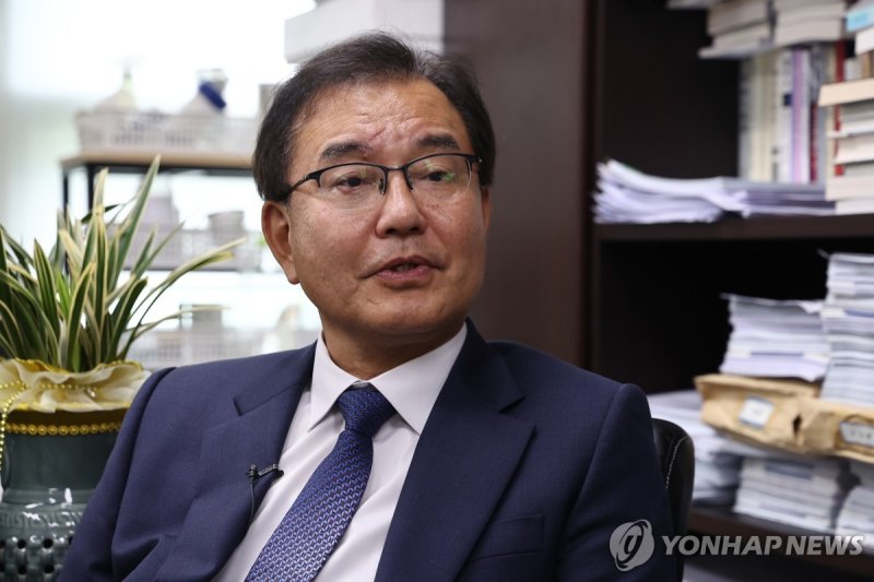 인터뷰하는 이명현 순직해병 소닉카지노 (출처=연합뉴스)