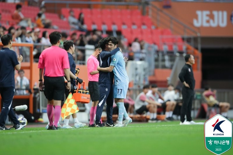 [서울=뉴시스]K리그1 제주, 대구에 2-1 승리. (사진=한국프로축구연맹 제공)