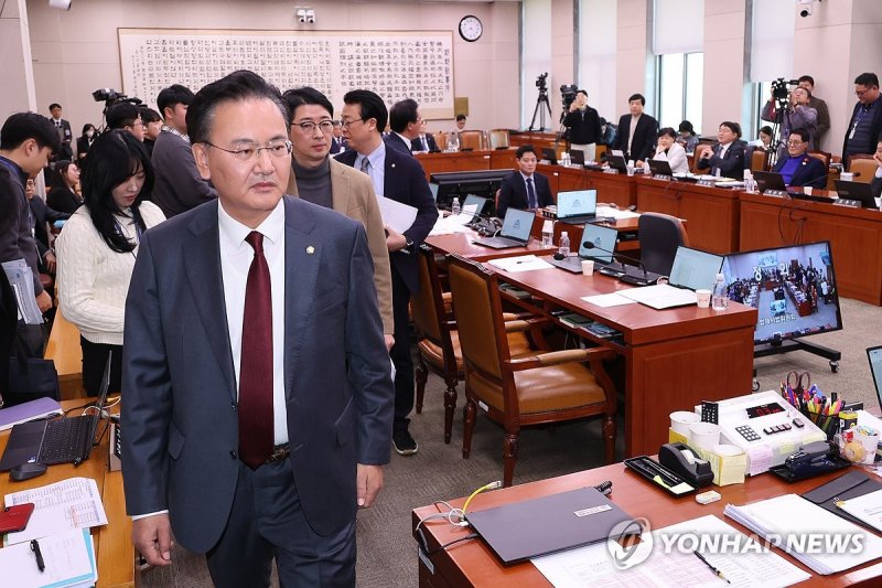 국회 법사위 파행 (출처=연합뉴스)