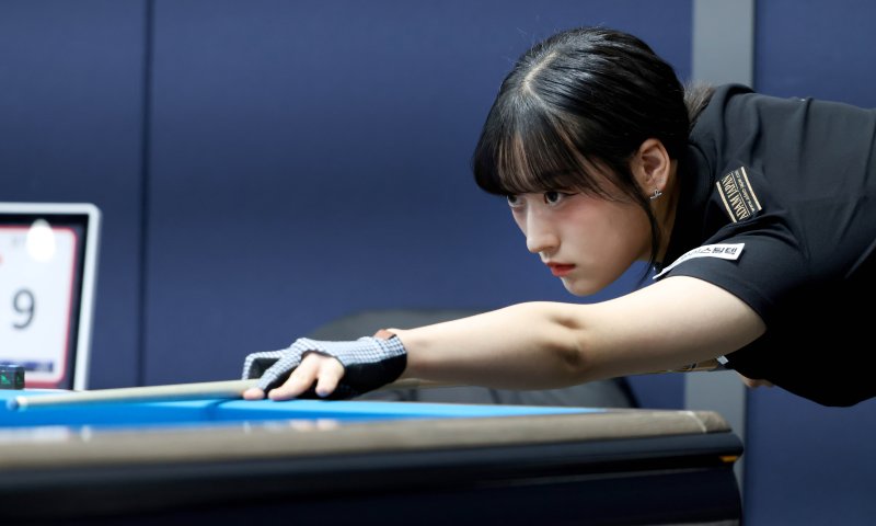 [서울=뉴시스]장가연이 LPBA 개막전 1차 예선을 통과했다. (사진=프로당구협회 제공) 2025.06.16. photo@newsis.com *재판매 및 DB 금지