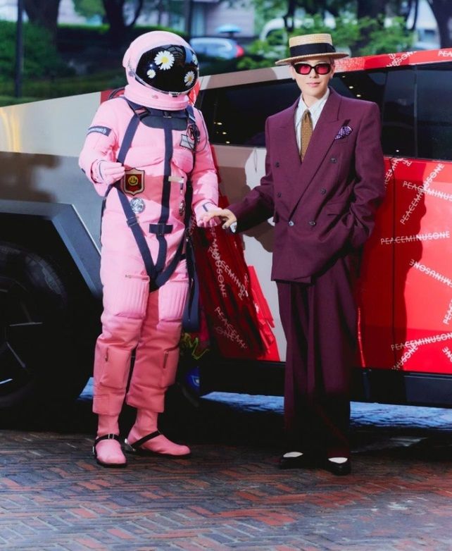 "매우 이례적인 일"..머스크 모자, 지드래곤 영상 리트윗, 무슨일?