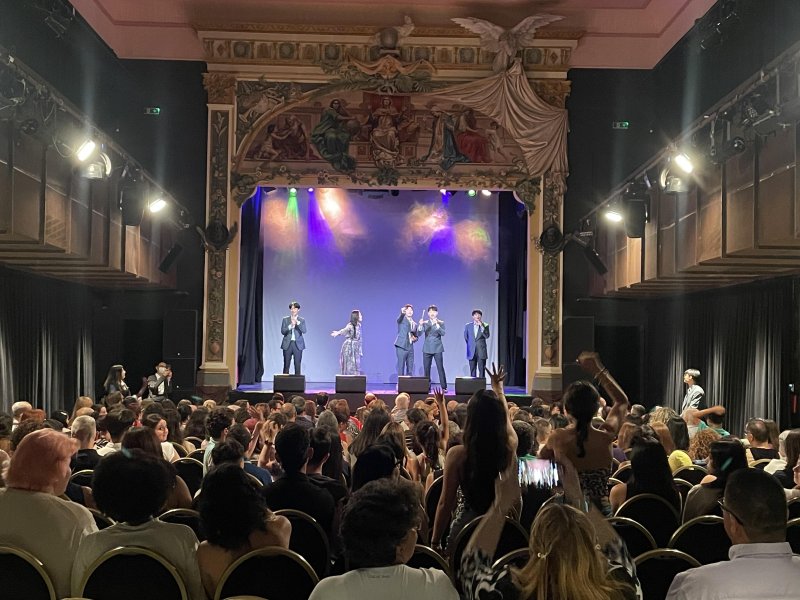 한국-몰타 수교 60주년 계기 문화행사로 지난 13일 몰타 슬리에마 극장(Teatru Salesjan)에서 한국의 아카펠라 그룹 '엑시트' 공연이 펼쳐졌다. (사진=한국국제문화교류진흥원 제공) *재판매 및 DB 금지