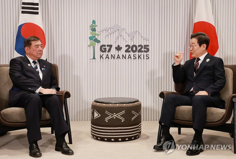이재명 대통령, G7 계기 한일 정상회담 (출처=연합뉴스)