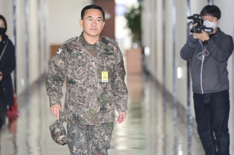 여인형 전 국군바카라 게임령관. 2024.12.7/뉴스1 ⓒ News1 국회사진취재단