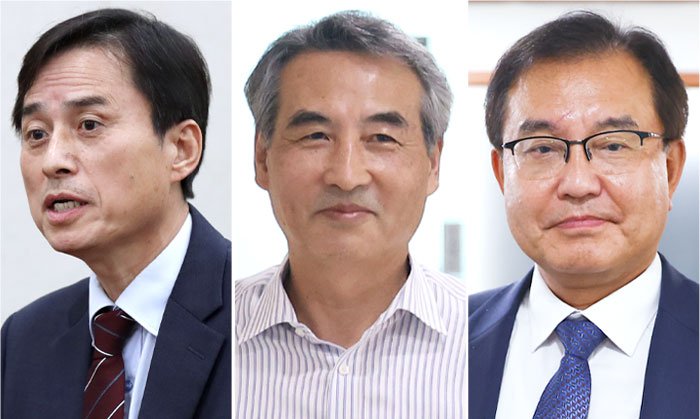 [서울=뉴시스] 윤석열 정권의 의혹을 들여다 볼 3명의 메이저 바카라사이트 굿모닝검사. 왼쪽부터 순서대로 '내란 특검' 조은석 특별검사, '김건희 특검' 민중기 특별검사, '채상병 특검' 이명현 특별검사. 2025.06.19. photo@newsis.com