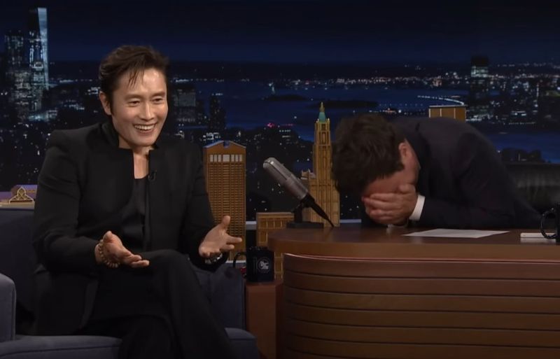 미국의 인기 TV 토크쇼에 출연한 바카라 꽁 머니. 사진 지미 바카라 꽁 머니 유튜브 캡처
