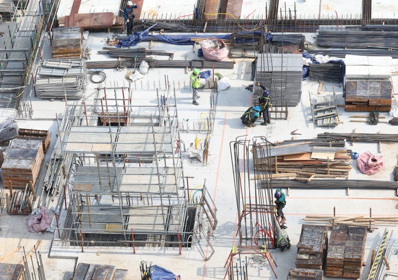 아파트 건설현장. 연합뉴스