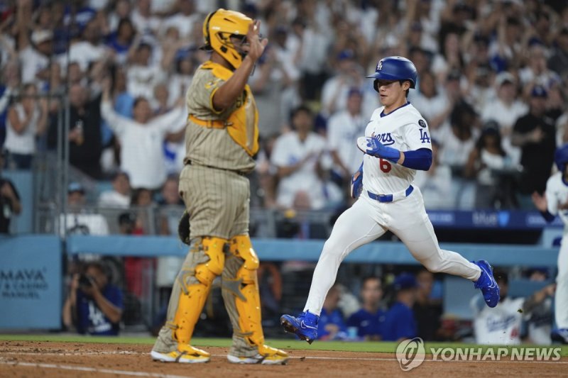 다저스 김혜성, 시즌 4호 2루타 