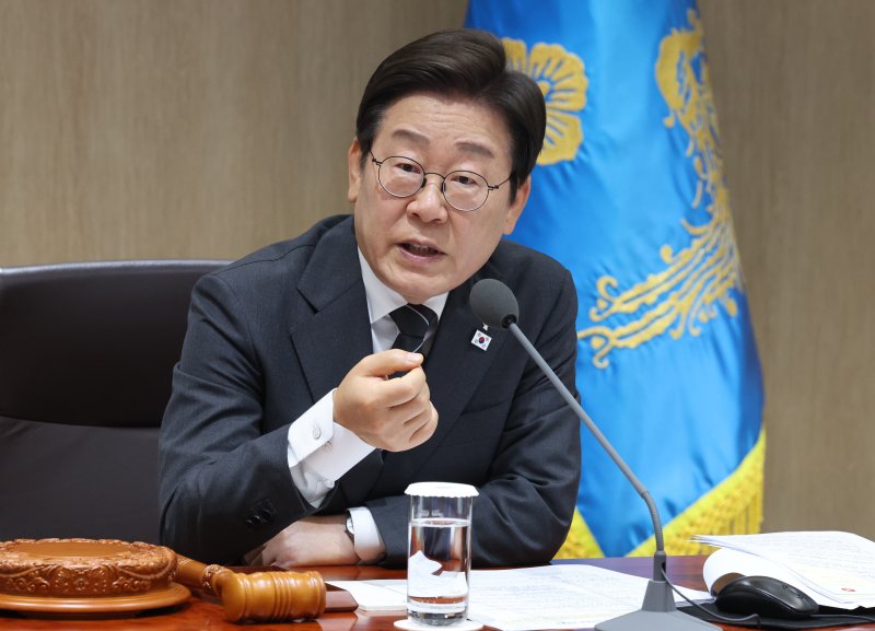 이재명 메이저 바카라사이트 주사위이 19일 서울 용산구 메이저 바카라사이트 주사위실 청사에서 열린 국무회의에서 발언하고 있다. 사진=메이저 바카라사이트 주사위실통신사진기자단