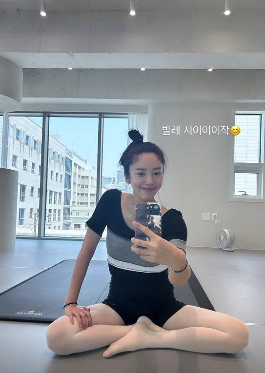 손담비, 출산 두달만에 임신 전 몸매 복귀…비결은 '발레' [N샷]