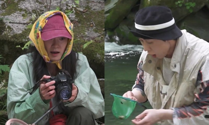 김대호·옥자연·코쿤, 생물탐험 위해 계곡 입수…여름 낭만 물씬