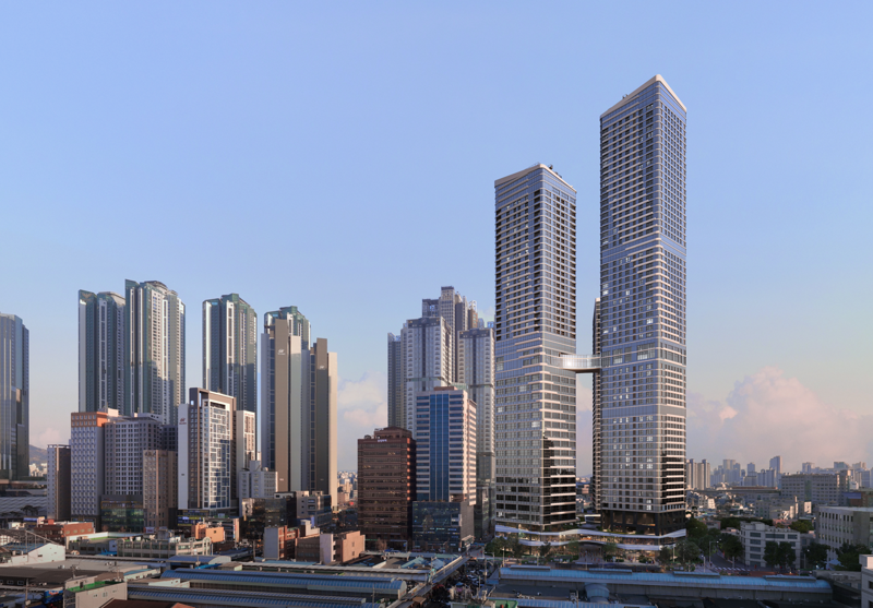 신촌2-2지구, 22층 높이 복합시설 조성…종로&middot;동대문 업무복합시설 계획도