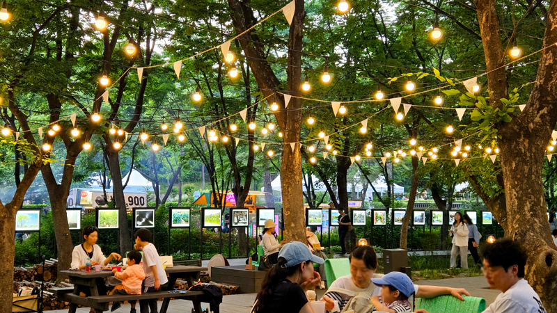 국제정원박람회장, 밤에는 '무더위쉼터'로...시민 휴게공간 확충