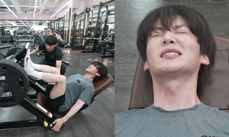 레그프레스 120㎏ 벌크업 안재현 "건강해지고 싶어"