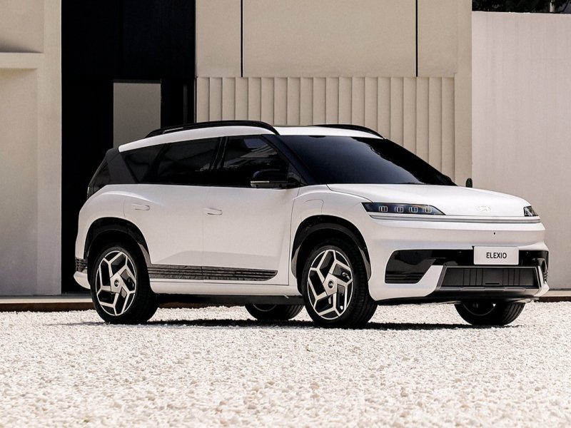 [서울=뉴시스] 현대차의 중국 합작사 베이징현대가 지난달 공개한 신형 전기차 '일렉시오' 모습. (사진=베이징현대 제공) 2025.06.11 photo@newsis.com *재판매 및 DB 금지