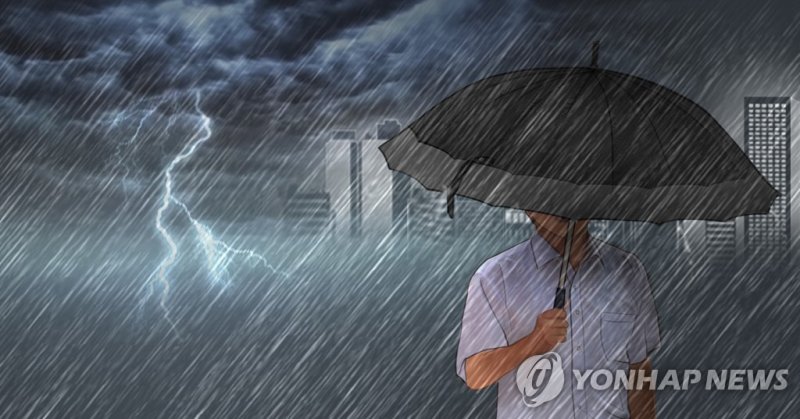 도시 호우주의보 (PG) (출처=연합뉴스)