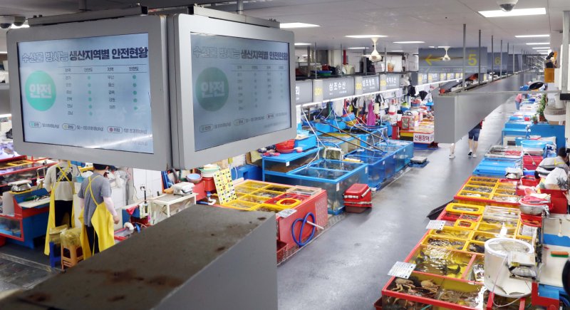 [부산=뉴시스] 하경민 기자 = 한산한 부산 중구 자갈치시장 2023.08.24. yulnetphoto@newsis.com