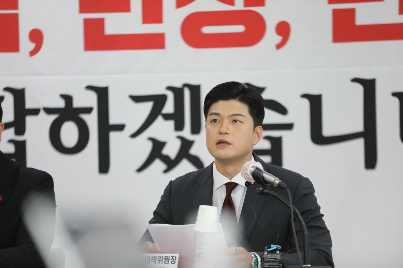 바카라사이트 승리바카라 소울카지노 국민의힘 비상대책위원장이 21일 제주도당을 방문, 기자간담회를 갖고 있다. 2025.6.21/바카라사이트 승리바카라 소울카지노1 ⓒ News1 강승남 기자