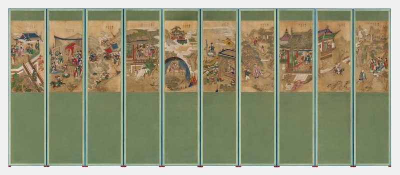 '구운몽도 병풍' (출처=연합뉴스)