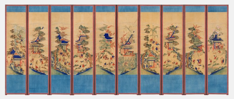 '백동자도 병풍' (출처=연합뉴스)