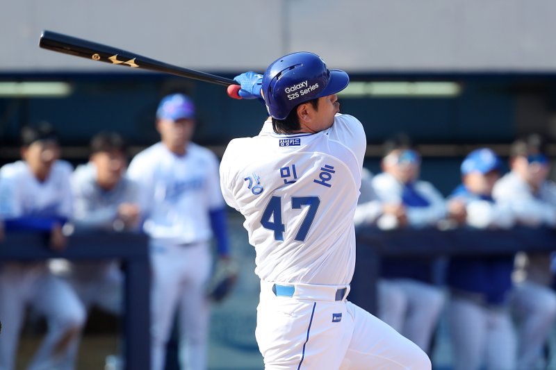 삼성 라이온즈 포수 강민호. 2025.3.9/뉴스1 ⓒ News1 공정식 기자