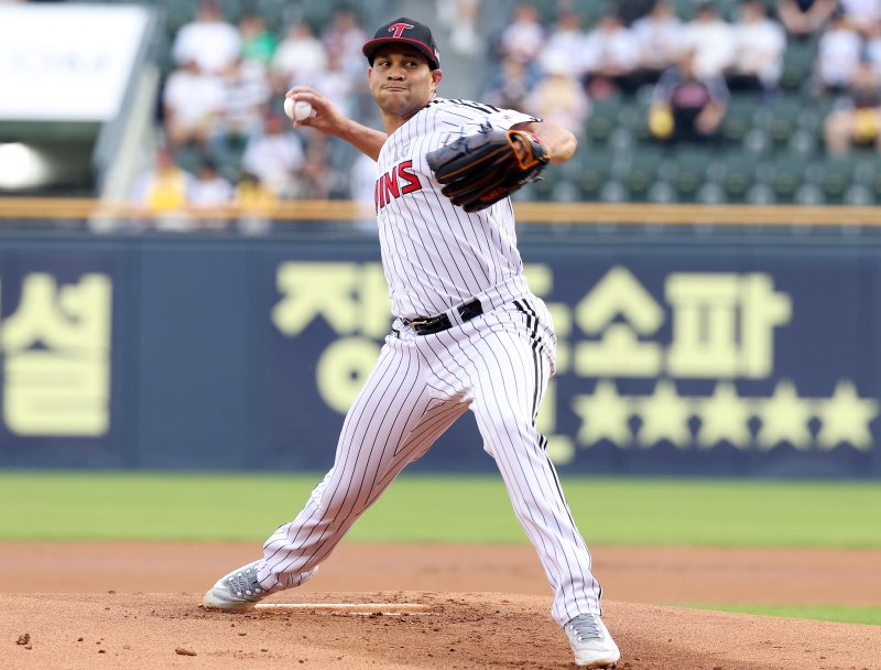 LG 트윈스 외국인 투수 요니 치리노스. 2025.6.12/뉴스1 ⓒ News1 이동해 기자