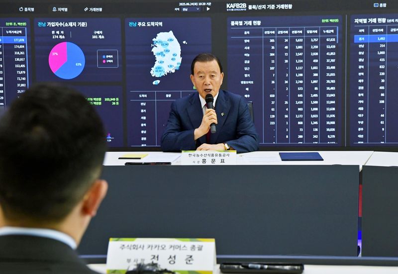 “톡딜서 계절과일 할인” aT·카카오, 농산물 온라인 판로 넓힌다