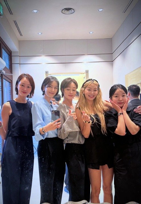 '신혼 3주' 최여진, 남편과 박하나♥김태술 결혼식 참석 '다정'