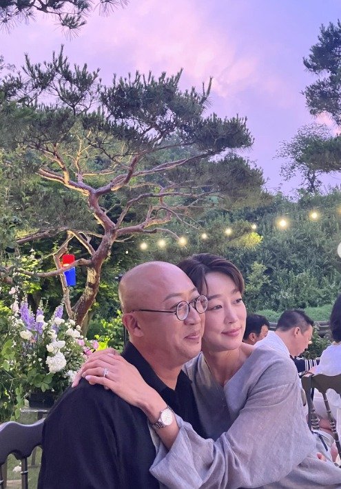 '신혼 3주' 최여진, 남편과 박하나♥김태술 결혼식 참석 '다정'