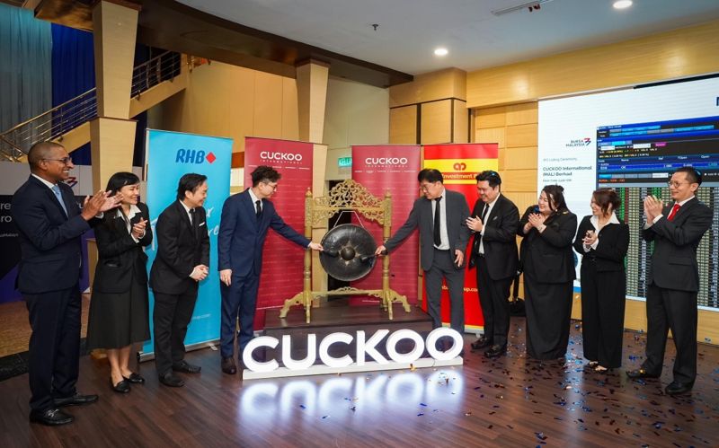 쿠쿠 말레이시아 법인, 메인마켓에 상장