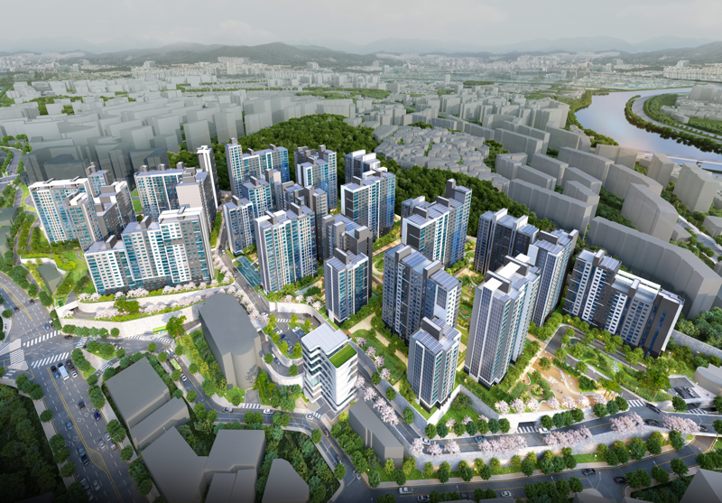 금호벽산아파트, 리모델링 통해 24층 1963가구 조성