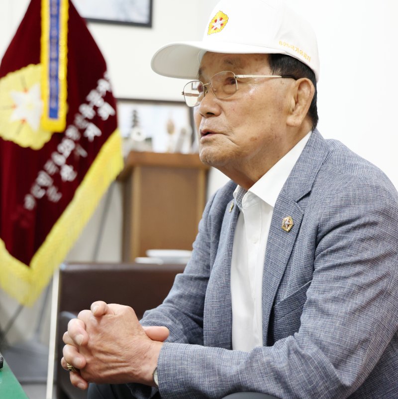 6.25 참전유공자회 군산시지회장 이순성 옹. 2025.6.24/뉴스1 ⓒ News1 유경석 기자