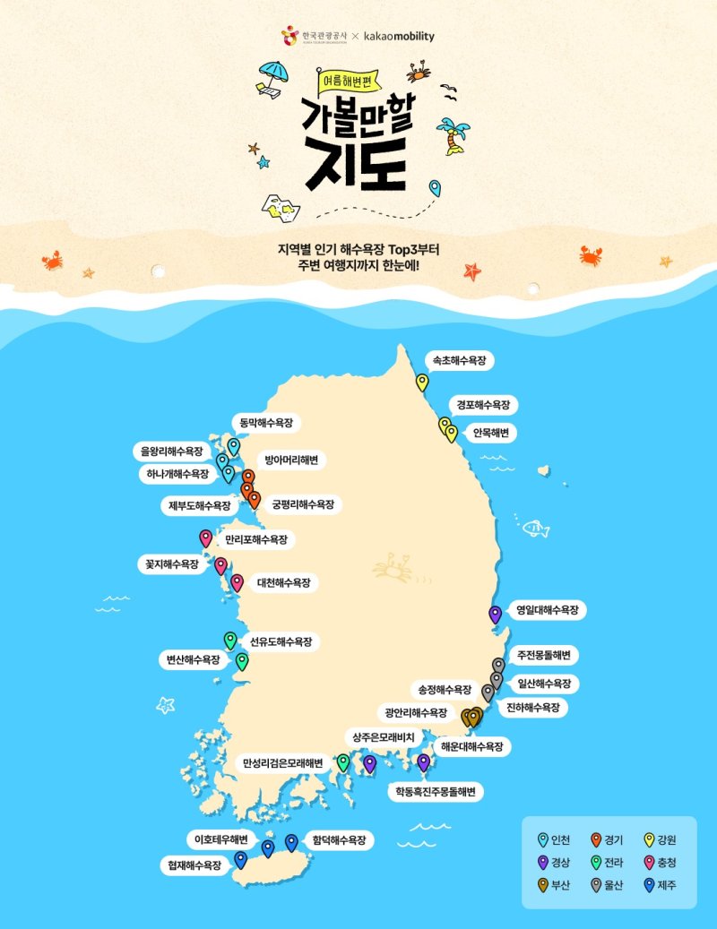 가볼만할지도 여름 해변 편(한국관광공사 제공)