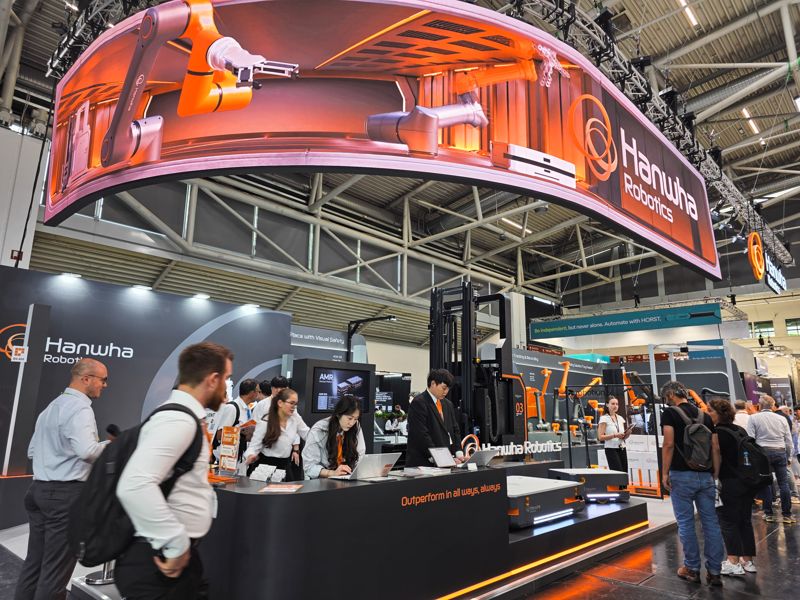 한화로보틱스, 오토매티카 첫 참가..‘HCR-32’ 첫 선