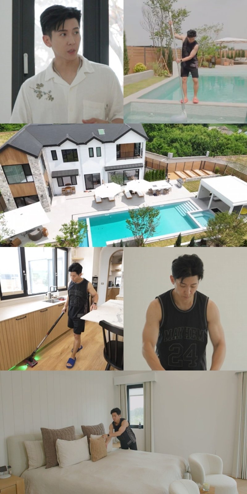 브라이언, 300평 대저택 최초 공개…영화관·홈짐부터 수영장까지