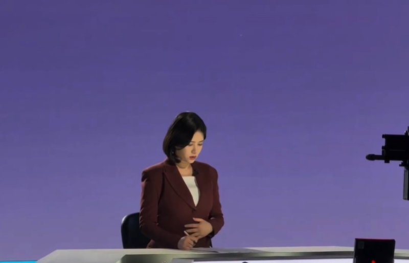 '뉴스룸' 한민용 앵커 임신…배부른 앵커 낯설겠지만