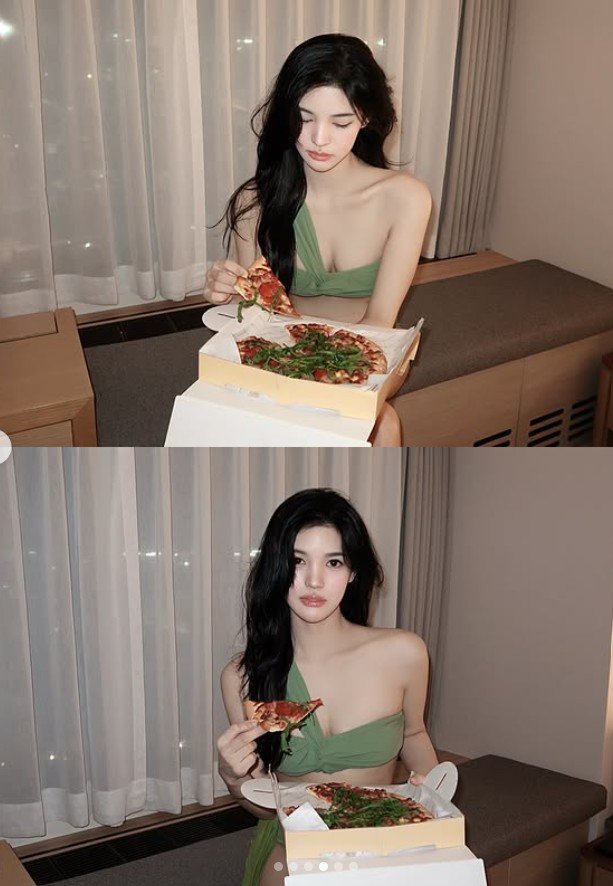 '유병재♥' 안유정, 호텔서 과감 비키니…청순 글래머