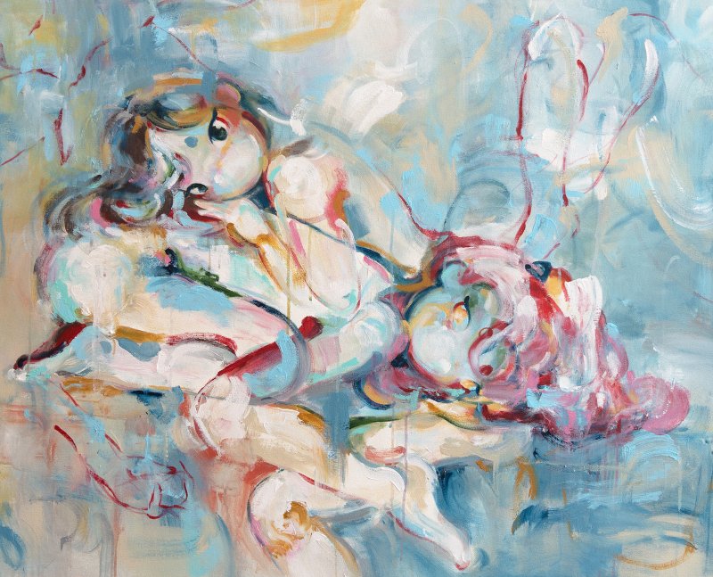 Okokume, Salma, 81x100cm, Acrylic on canvas, 2025. 사진=PBG 제공. *재판매 및 DB 금지