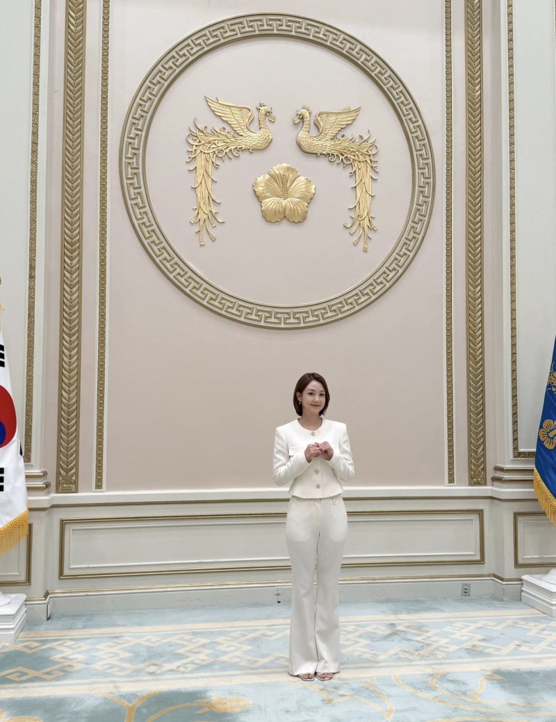 오정연, 이재명 대통령 만났다 "청와대 첫 행사 함께해 영광"