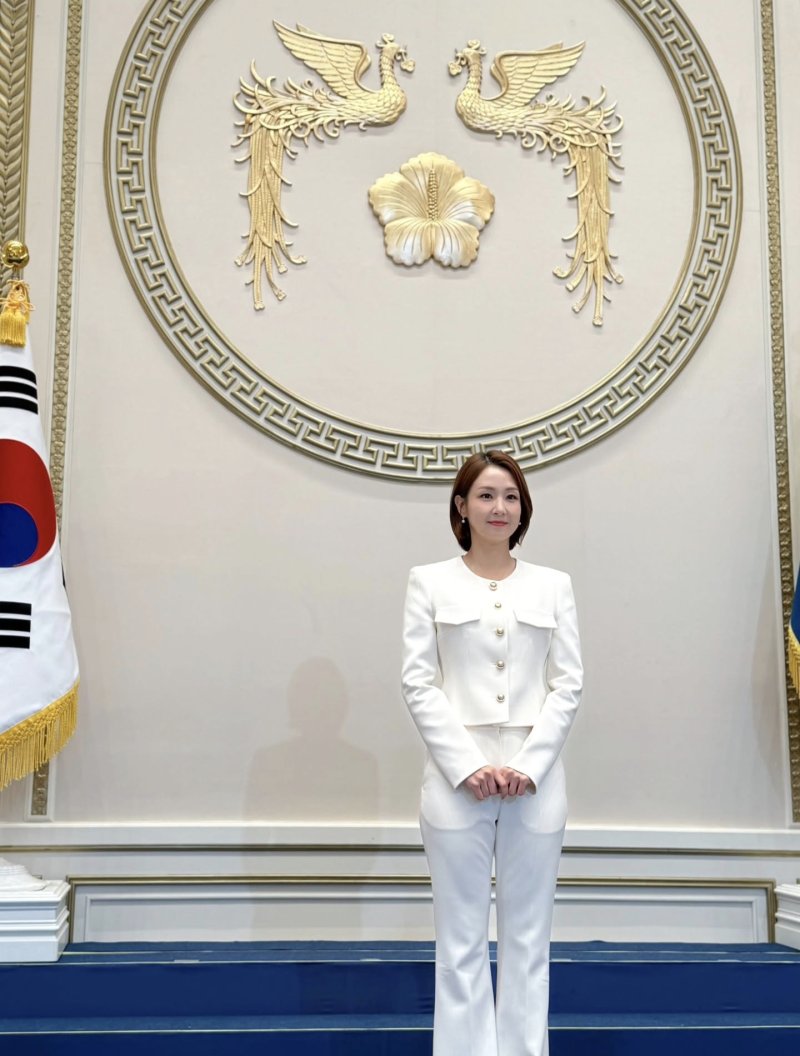 오정연, 이재명 대통령 만났다 "청와대 첫 행사 함께해 영광"