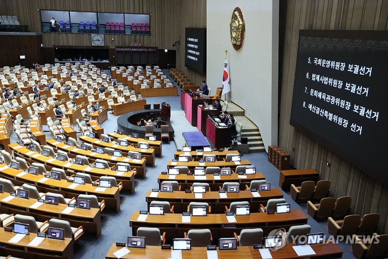 국회 운영위·법사위·문체위·예결위원장 선출 (출처=연합뉴스)