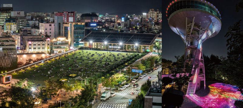 [바카라사이트=뉴시스] 국립아시아문화전당 하늘마당, 사직공원 전망대. (사진=바카라사이트시청 제공). photo@newsis.com *재판매 및 DB 금지