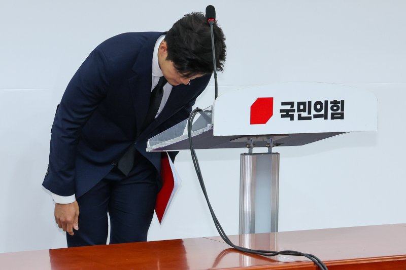 김용태, 퇴임 앞두고 ‘채해병 특검 반대 사과’ 개혁 드라이브