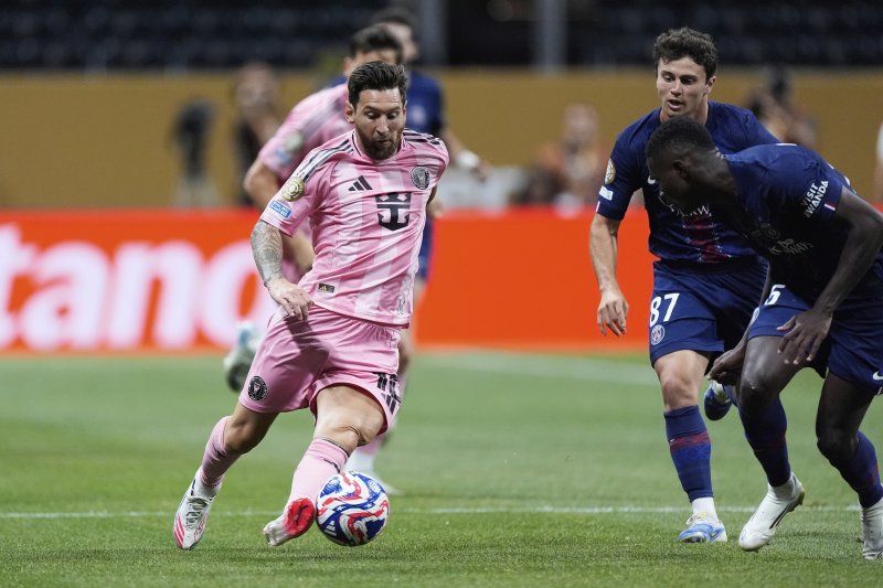 [애틀랜타=AP/뉴시스]메시의 마이애미, 클럽월드컵 16강서 탈락. 2025.06.29.