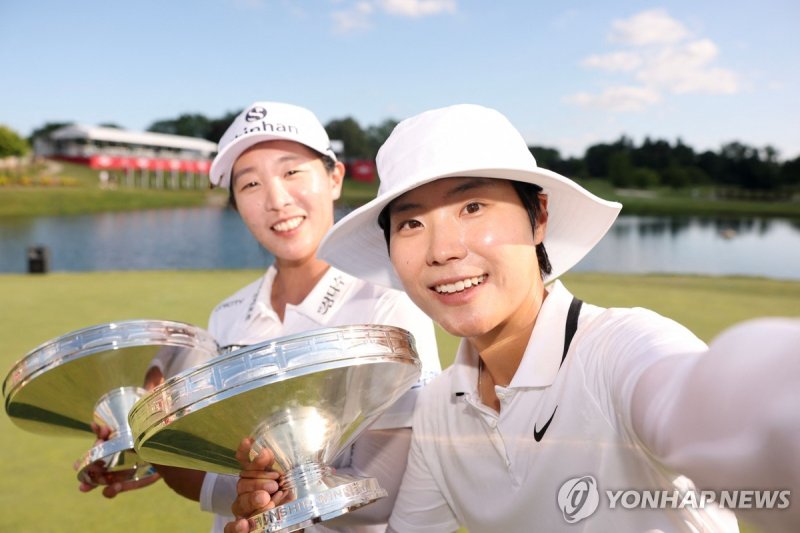 임진희-이소미, LPGA 다우 챔피언십 챔피언 등극... 한국 최초 2인1조 우승