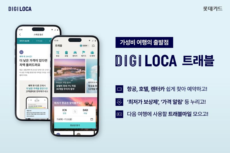 롯데카드, 똑똑한 여행 포털 '디지로카 트래블' 오픈